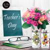 Floral Tea Teacher Gift Basket by La Tea Dah, Unique Teachers Appreciation Gifts for Women, Two Premium Assorted Flavors & Two Honey Stirrers in Gift Box (12 Sachets) view 4