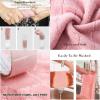 12 Pack Kitchen Towels Quick Dry Washcloths, Coral Velvet Dishtowels Multipurpose Reusable Dish Cloths, Soft Tea Towels Absorbent Cleaning Cloths Double-Sided Microfiber Towel Lint Free Cleaning Rags. view 3