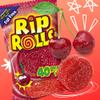 Needzo Rip Rolls Sour Candy Rolls, Cherry Fruit Flavor Fat Free Licorice Belt Candies, Individually Wrapped Shareable Snacks for Boys or Girls, Pack of 3 view 3