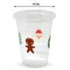Gift Boutique 50 Pack Disposable Plastic Christmas 12 oz. Santa Tree Wreath Gingerbread Drinking Cup Winter Xmas Dinner Beverage Drink for Adults Kids Festive Holiday Table Party Supplies Decors view 2