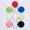 Adorable Pink Peri - Menstrual Period Cup Case Storage Bag | Rose Design + Silicon Material | Easy to Carry, Clean, and use | Metal Chain Attached | Multi-use for Any Small Items - Blue view 3