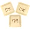 FireStix S'more Love Birch Wood Plates 25 Count - Eco-Friendly 100% Compostable 5" x 5" Plates - Perfect For S;mores, Parties, Wedding Events (5.5" x 5.5" Appetizer Plate) 25 Count (FSSL25CT) view 2