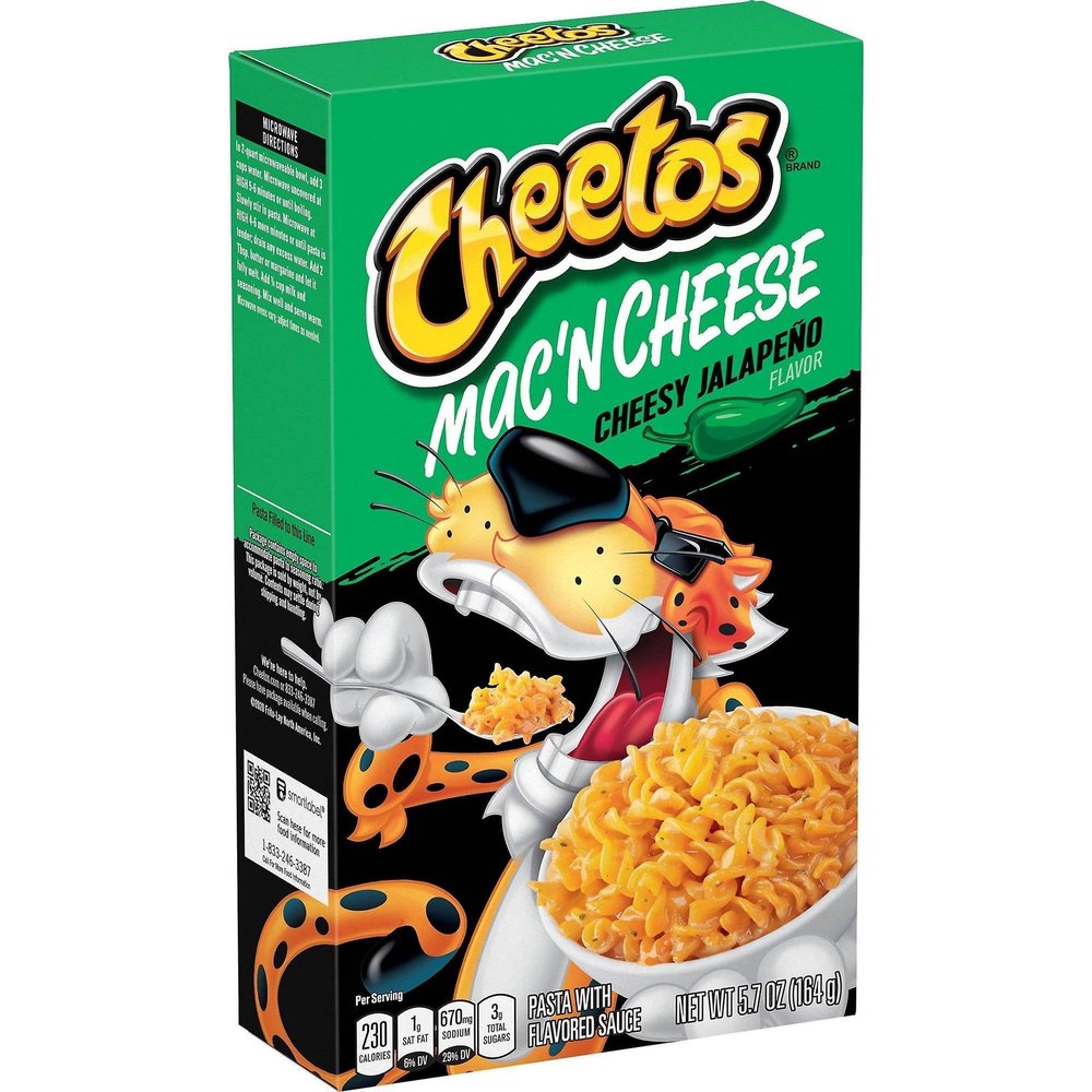 Cheetos Mac & Cheese Cheesy Jalapeno 5.7oz Boxes (Pack of 12)