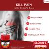 Admart Sloan's Balm | Kills Severe Pain | Power of Ayurveda with 5 Herbal Oils | Unique Heat Action with Capsicum Extract 20gm x Pack of 4 view 3
