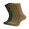 1SOCK2SOCK 6 Pack Diabetic Crew Socks, Therapeutic, Non-Binding Circulatory Silky Soft Cushioned Socks (Green, Small) view 1