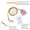 Hearing aid Clips otoclip to Prevent Loss for Children Adults, Anti-Lost Hearing aid Lanyard Protector BTE Clip Holder Rope with Silicone Loops and PU Carry case (Strawberry, one Ear) view 2