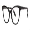 Scojo New York Essex Street Blue Light Reading Glasses, Handmade Scratch Resistant Readers for Women and Men, Black Granite - 2.25x view 1