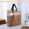 Tudomro 150 Pack Christmas Boutique Bags Christmas Plastic Merchandise Valentines Reusable Shopping Gifts Bags 10 x 13 Inch for Xmas Holiday Party Supplies(Leopard Pattern) view 4