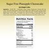 ANDY ANAND CHOCOLATIER Sugar Free Pineapple Cheesecake 9" (2.6 lbs) | No Preservatives Cheesecake & Diabetic-Friendly, You Won't Believe It's Sugar Free! | Freshly Made with California Cream Cheese, All-Natural view 2