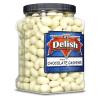 Gourmet White Chocolate Covered Cashews by Its Delish, 3 LBS Jumbo Reusable Container | White Milk Chocolate Coated Cashew Nuts, Kosher Dairy view 1
