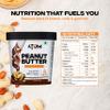 AS-IT-IS Atom Chocolate Peanut Butter Crunchy 1kg/35.2 Oz | Gluten Free 100% Plant-based Dairy-free Zero Transfats, Zero Cholesterol Made of Fresh, Roasted Peanuts view 2