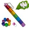 7 Day Pill Box Organiser Once A Day, Portable Metal Pill Case, Weekly Pill Organiser Small Pill Holder Keychain, Waterproof Daily Travel Pill Container, 2pcs view 1