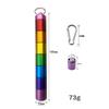 7 Day Pill Box Organiser Once A Day, Portable Metal Pill Case, Weekly Pill Organiser Small Pill Holder Keychain, Waterproof Daily Travel Pill Container, 2pcs view 3