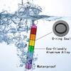 7 Day Pill Box Organiser Once A Day, Portable Metal Pill Case, Weekly Pill Organiser Small Pill Holder Keychain, Waterproof Daily Travel Pill Container, 2pcs view 4