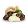 Gourmet Chocolate Covered Cashews Medley by Its Delish, 1 Lb (16 Oz) Bag | Mix of Dark, Milk, and White Chocolate Coated Cashews Chocolate Cashew Nuts Candy Snacks Kosher Dairy, Made in USA view 1