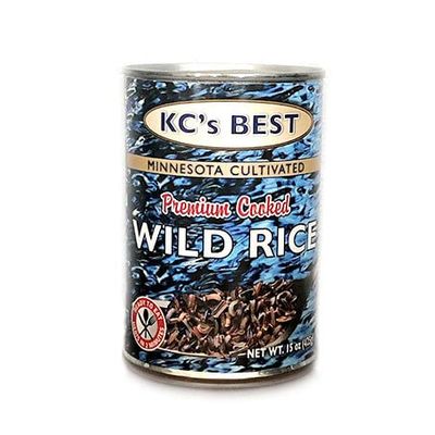 KC's Best Minnesota Cultivated Premium Cooked Wild Rice in a Can