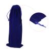 PATIKIL 25x10cm Microfiber Pouch, 10Pcs Soft Storage Drawstring Gift Bag for Glasses Wedding, Dark Blue view 4