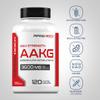 Piping Rock AAKG Supplement | 120 Caplets | 3600 mg | Arginine Alpha-Ketoglutarate Supplement | Nitric Oxide Enhancer | Max Strength | Vegetarian, Non-GMO, Gluten Free view 3