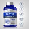 Piping Rock Acetyl L-Carnitine HCL | 500 mg | 200 Powder Capsules | Non-GMO, Gluten Free Supplement view 3