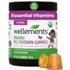 Wellements USDA Organic Kids Multivitamin Gummies 60 Ct (3+ Years) | Essential Kids Vitamins A, B, C, D, E & Zinc | Supports Healthy Growth & Development* | Non-GMO, No Gluten & No Artificial Colors view 1
