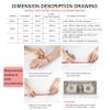 YITUB Personalized Medical ID Bracelet Free Engraving Silicone Alert Bracelet Custom Emergency Bracelets for Men Women (White) view 3