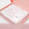 Wedding Tissues Packs For Guests- Set of 40- For Your Happy Tears Tissues- Wedding Favors for Guests  Frosted-Paper  Bulk Individual Tissue Packs & Items for Wedding Welcome Bags by PureRejuva view 2