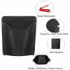 200 Pieces Resealable Mylar Bags(5.5x7.9inch, Matte Black), Smell Proof Stand Up Zipper Lock Aluminum Foil Bag, Packaging for Small Businesses, Packaging Bags for Food/Nuts Storage view 4