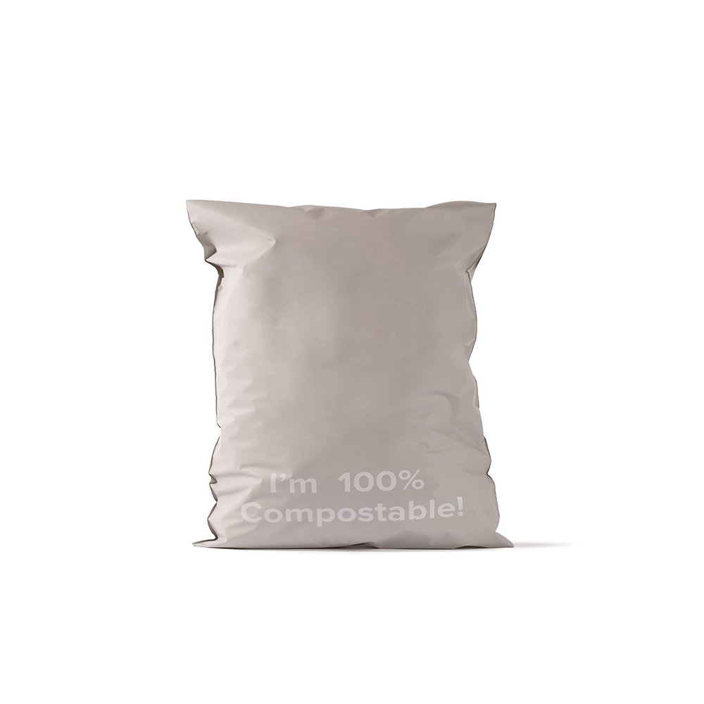 Tishwish Stock Compostable Mailer (Small (260x385mm / 10.2x15.1 inches), Slate)