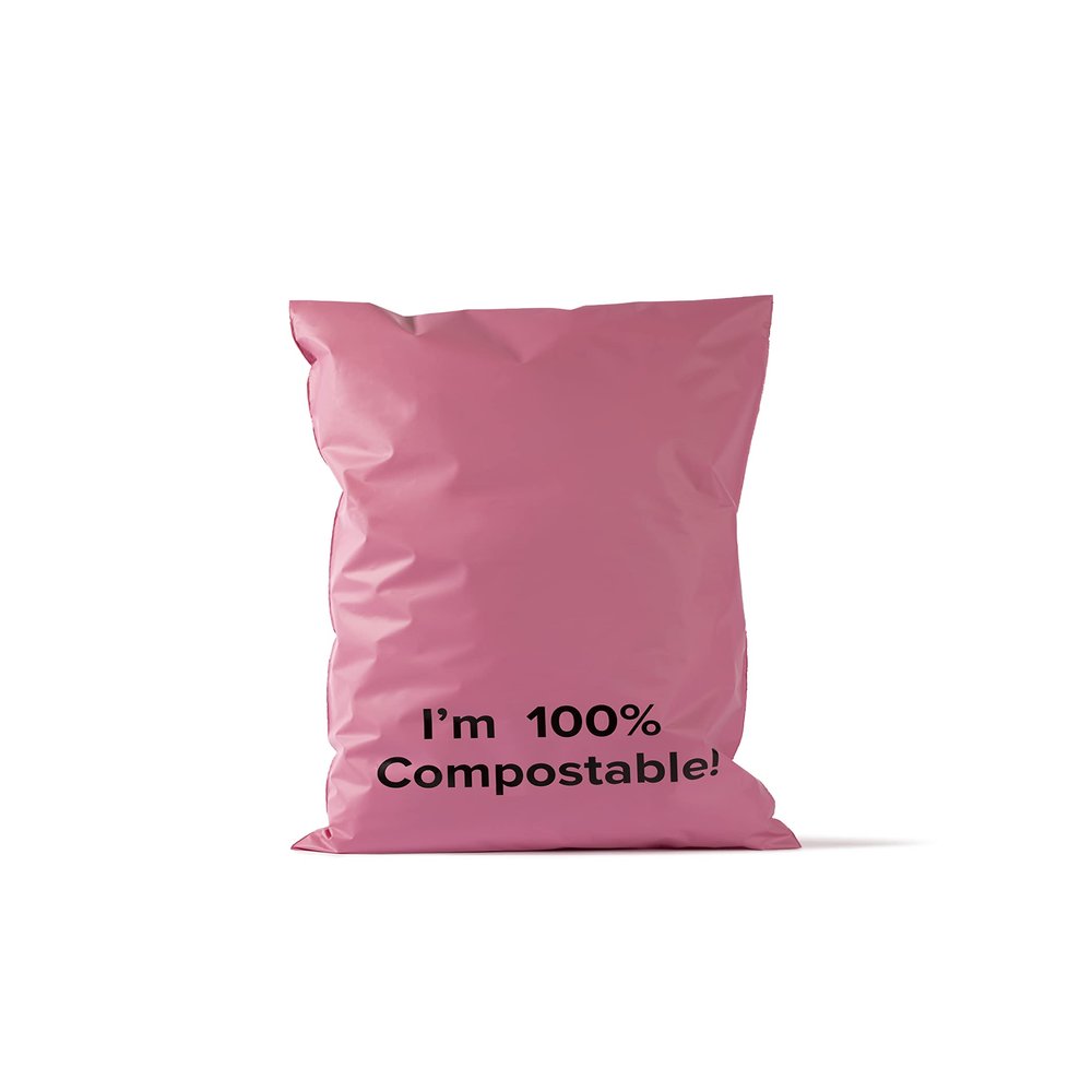 Tishwish Stock Compostable Mailer (Small (260x385mm / 10.2x15.1 inches), Rose)