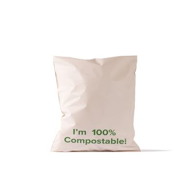 Tishwish Stock Compostable Mailer (Large (370x480mm / 14.5x18.5 inches), Bamboo)
