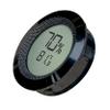 Prestige Import Group Round 2" Digital Hygrometer Thermometer for Cigar Humidors - Gun Metal - 1 Piece view 1
