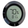Prestige Import Group Round 2" Digital Hygrometer Thermometer for Cigar Humidors - Gun Metal - 1 Piece view 2