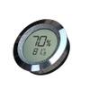 Prestige Import Group Round 2" Digital Hygrometer Thermometer for Cigar Humidors - Silver - 1 Piece view 1