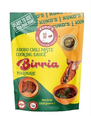 Birria Adobo Marinade cooking sauce chili paste, red, 8 Ounce (Pack of 1)