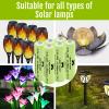 Lightalent Rechargeable Solar AA 1000mAh Batteries for Outdoor Solar Lights view 2