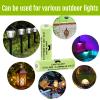 Lightalent Rechargeable Solar AA 1000mAh Batteries for Outdoor Solar Lights view 3
