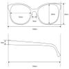 I Heart Eyewear Lira Reading Glasses,Blue, 2.00 view 3
