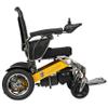 Premium Lightweight Folding Electric Wheelchair Long Range Heavy Duty Powered Wheel Chair (Orange)