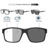 2pcs Photochromic full lens Reading Glasses for Mens and Womens Square Sports Transition Sunglasses Readers 0~+4.00 (2PCS-black&blue, 3.25, multiplier_x) view 2