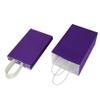 Oikss 50 Pack 5.25x3.25x8.25 Inch Small Purple Kraft Paper Bags with Handles Bulk for Birthday Wedding Party Favors Grocery Retail Shopping Business Goody Craft Gift Bags Cub Sacks, 50 Count view 4