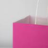Oikss 50 Pack 8x4.75x10 Inch Medium Hot Pink Kraft Paper Bags with Handles Bulk for Birthday Wedding Party Favors Grocery Retail Shopping Business Goody Craft Gift Bags Sacks (Fuchsia 50pcs Count) view 4
