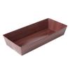 Restaurantware Matsuri Vision 7 x 2.8 x 1.4 Inch Sushi Trays 100 Greaseproof Sushi Packaging Boxes - Lids Sold Separately Disposable Wood Grain Paper Sushi Containers For Appetizers Or Desserts view 2