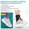 POZPO Foot Drop Brace for Walking Lifting Shoes, Drop Foot AFO Brace Help Raise Shoes, Foot Up Splint for Ankle, Improved Walking Gait, Prevent Falls and Injuries, for Left and Right-Black view 3