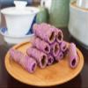 Aroi Brand, Coconut Crispy Rolls Sweet Purple Potato Flavour 80g X 2 Packs view 3