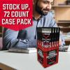 Jack Link's Beef Steak, Peppered  Protein Snacks, Meat Snack with 11g of Protein, Made with 100% Beef, Individually Wrapped Bulk Snack Pack for Break Rooms  1 Oz. (72 Count) view 3