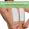 TENS Unit Replacement Pads for Waist and Lower Back Pain Relief 4X8" Large TENS Unit Pads Self-Adhesive Electrode Pads Compatible with TENS 7000, AUVON TENS- 4 Pcs view 2
