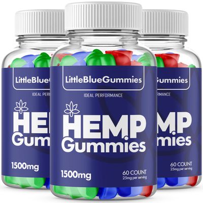 IDEAL PERFORMANCE (3 Pack) Little Blue Gummies (180 Gummies)