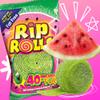 Needzo Rip Rolls Sour Candy Rolls, Watermelon Fruit Flavor Fat Free Licorice Belt Candies, Individually Wrapped Shareable Snacks for Boys or Girls, Pack of 3 view 3