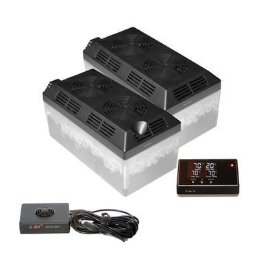Le Veil iCigar Pro Electronic Cigar Humidifier System for Humidor Cabinet (Dual Tanks + External Humidity Sensor)