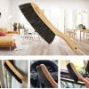 Horse Hair Brush Hand Broom Dusting Brush for Home Cleaning, Wood Handle Soft Brush Duster for Counter Furniture, Bed, Bench Fireplace,Car, Shop Brush Cleaning 14" Long view 3